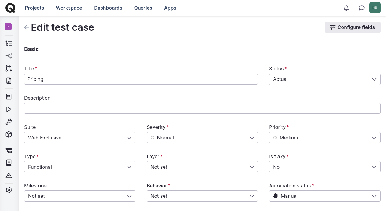 Pricing Test 1
