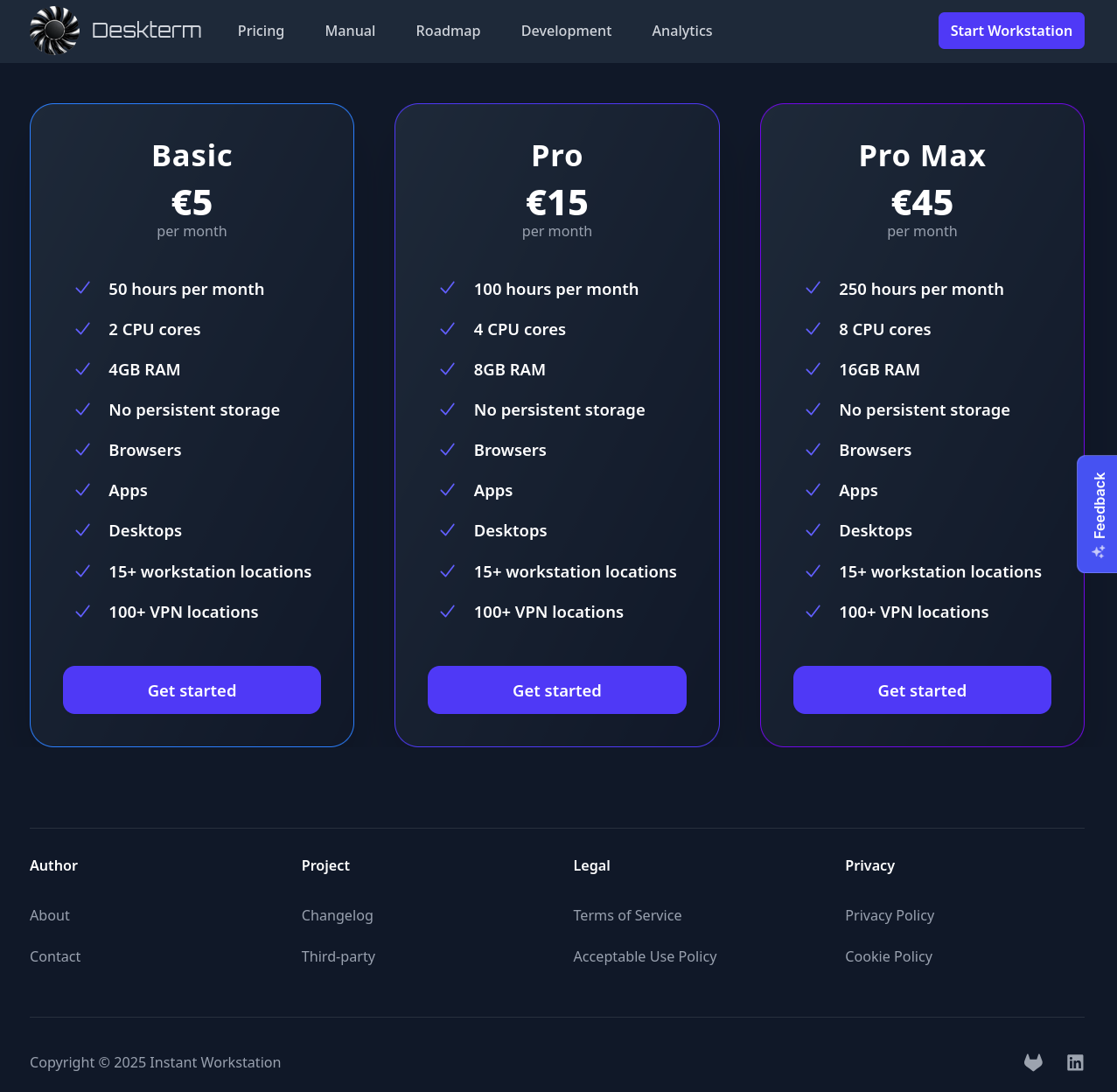 Pricing